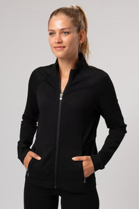 ChicLine mikina na zip Bettina