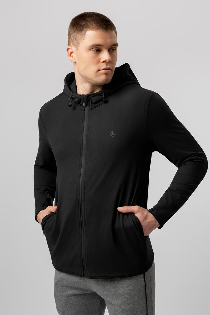 lelosi pánská mikina na zip airmesh luka 0