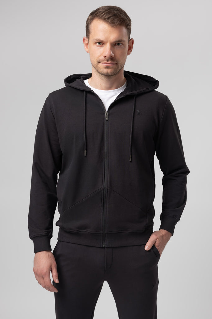 lelosi bavlněná mikina na zip drake 0