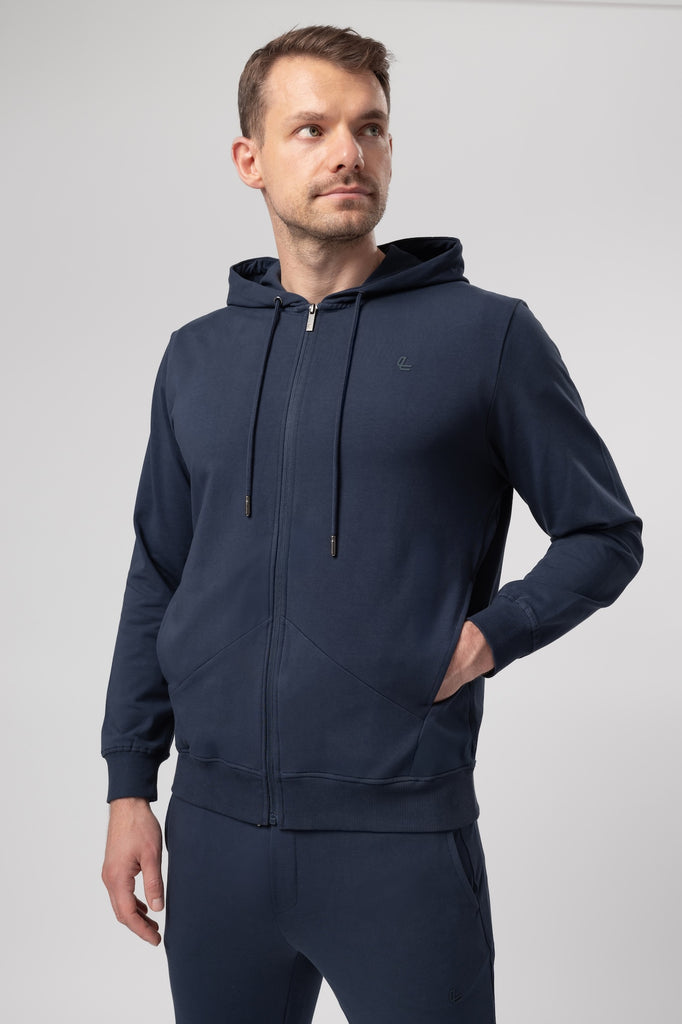 lelosi bavlněná mikina na zip ponya 0