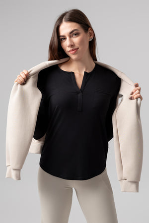 lelosi basic dlouhé tričko brussels 1