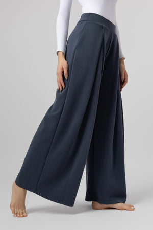 lelosi kalhoty chicline relaxed azurea 1